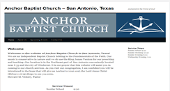 Desktop Screenshot of anchorbaptistsa.org